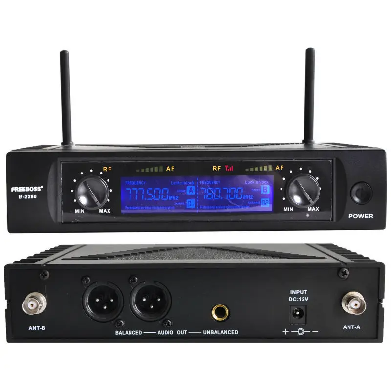 Freeboss M-2280 50M Distance 2 Channel Handheld 