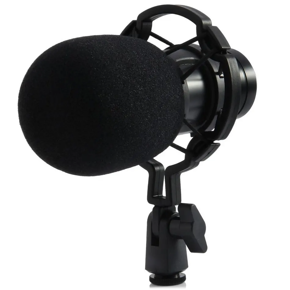 

Studio Universal Plastic Microphone Shock Mount for Large Diameter Condenser Mic Provide Reliable Anti-vibration Placement