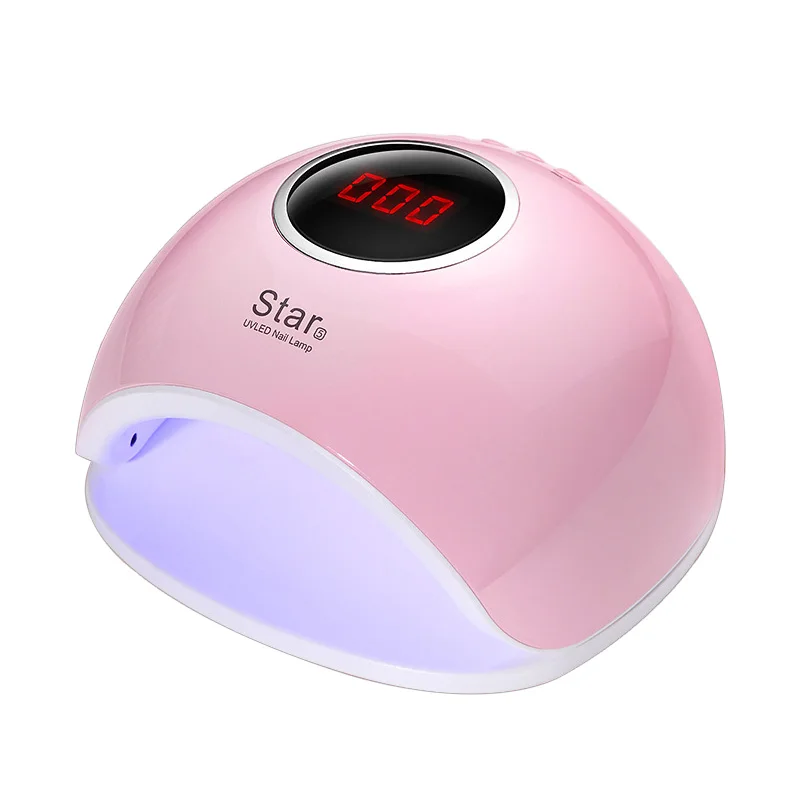 

LED nail dryer light lamp for manicure 72W LCD smart screen for all Gel nail polish nail art tools