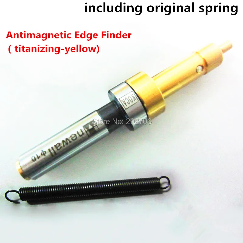 

Antimagnetic Edge Finder Gsuge touch point sensor optical finder including original spring Quickly Locate Work Edges Milling