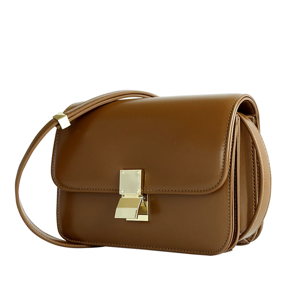 

Messenger Retro Style Solid Casual Artificial Leather Women Shoulder Bag Fashion Phone Pouch Gift Student Girls Small Square