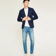 Американы Hombre блейзеры повседневный костюм куртка мода Slim Fit Мужское пальто Твердые Colr мужские костюмы куртка умный костюм куртка Kingsman