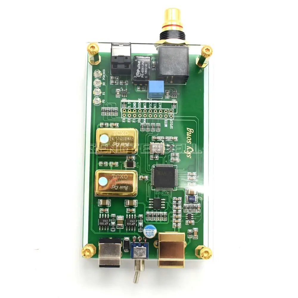 XMOS XU208 асинхронный USB коаксиальный выход цифровой интерфейс IIS DSD256 spdif dop64 с