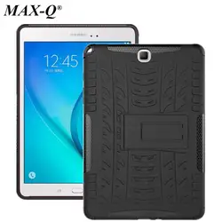 MAX-Q для Samsung Galaxy Tab 9,7 T550 T555 жесткое воздействие случае Heavy Duty Броня Hybrid антидетонационных TPU + PC Твердый переплет