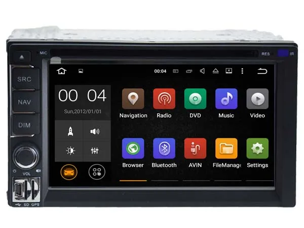 Cheap Android 8.1.0 2GB ram car dvd Audio player universal double din 170*97mm stereo auto head units 3g DVR tape recorder gps navi 2
