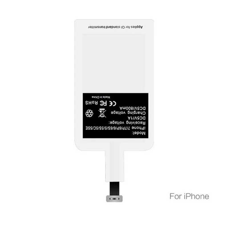 1 шт. Qi Беспроводное зарядное устройство Модуль приемника для iPhone умный зарядный