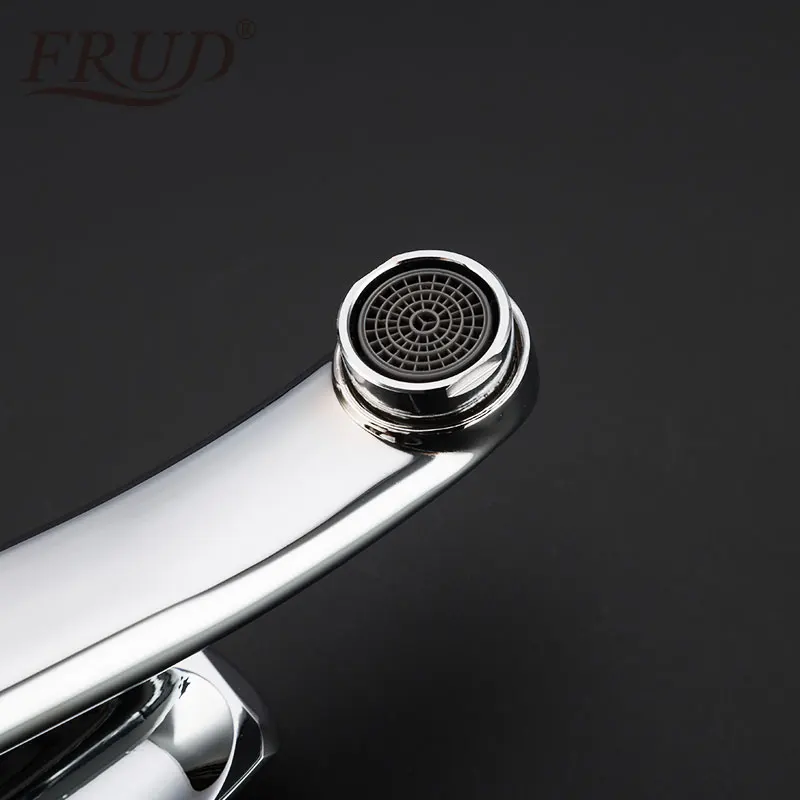 FRUD kitchen Faucet Deck Mount Waterfall Bathroom Faucet Vanity Vessel Sinks Mixer Tap Cold And Hot Water Tap FRUD kitchen Faucet Deck Mount Waterfall Bathroom Faucet Vanity Vessel Sinks Mixer Tap Cold And Hot Water Tap