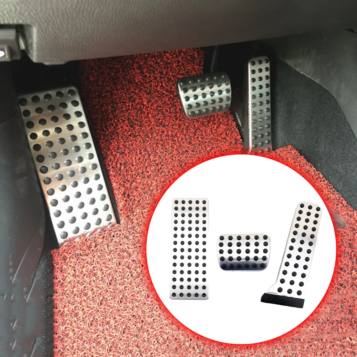 

Anti-skip Pad Fit For Mazda 2 3 6 BM BN DJ DL CX3 CX4 CX5 CX9 Parts Accelerator Fuel Oil Gas Brake Foot Rest Pedal Accessories