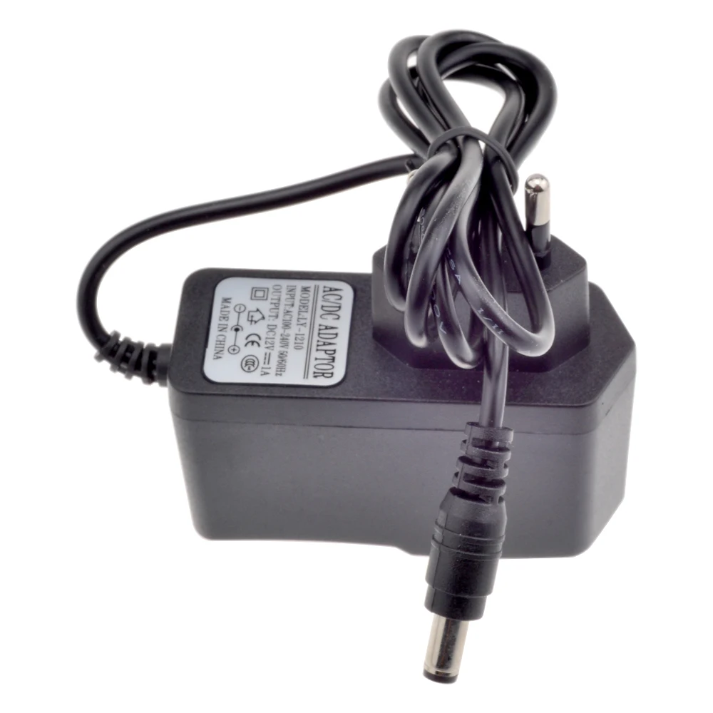 2 Pieces EU AU UK US Plug Type 5.5mm x 2.1mm 12V 1A Power Supply AC 100-240V To DC Adapter Plug For CCTV Camera 2 Pieces EU AU UK US Plug Type 5.5mm x 2.1mm 12V 1A Power Supply AC 100-240V To DC Adapter Plug For CCTV Camera
