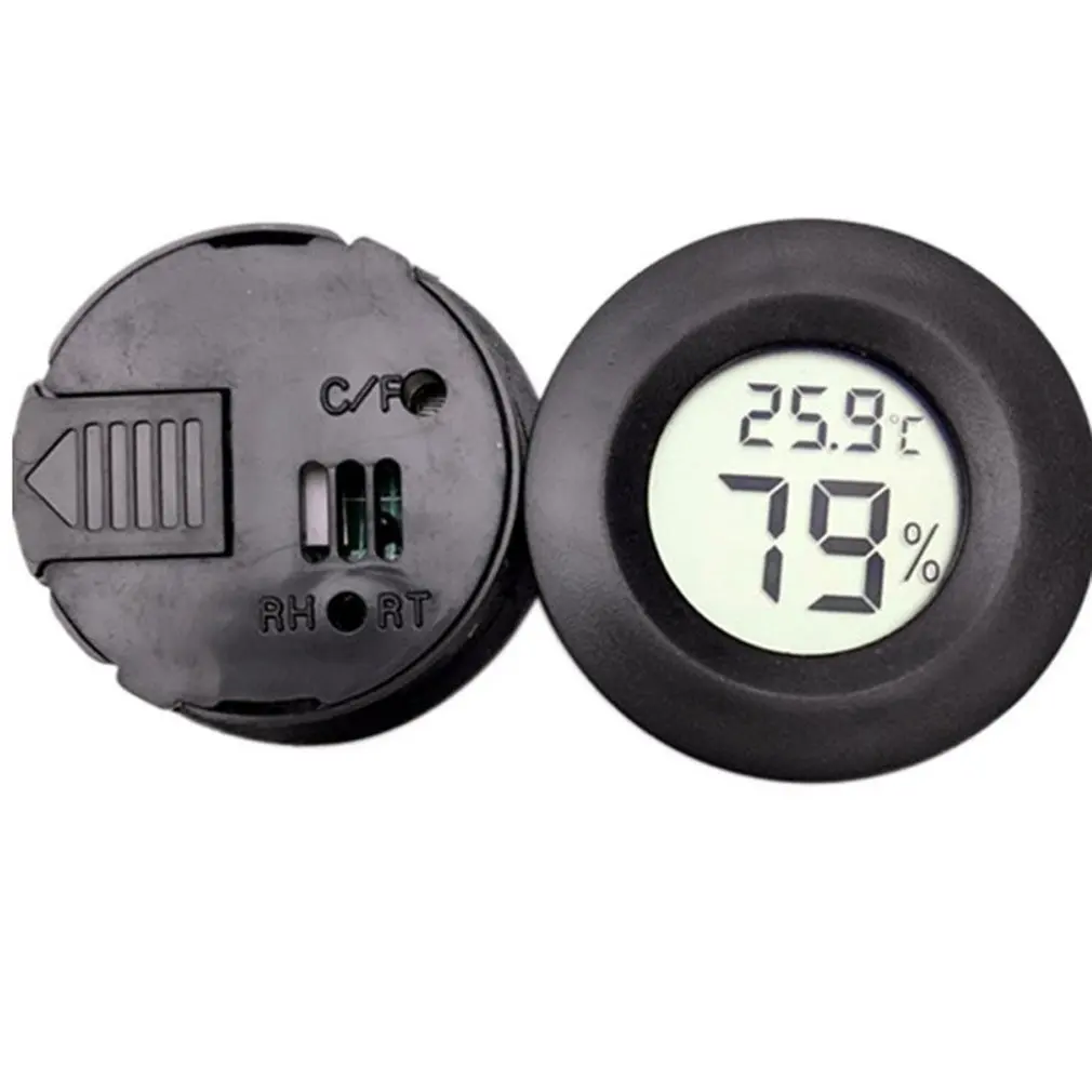 Small Size LCD Digital Thermometer Hygrometer Lizard Tortoise Frog Net