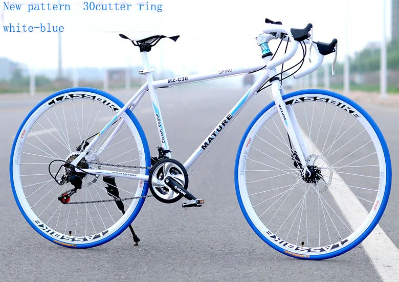 Bicycle High Carbon Steel Road Bike 700C(27.3-Inch) 21 Speed Sports Car Disc Brake Variable Speed Student Car Bicycle High Carbon Steel Road Bike 700C(27.3-Inch) 21 Speed Sports Car Disc Brake Variable Speed Student Car