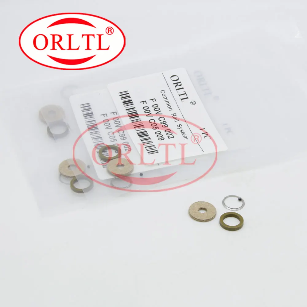 

ORLTL Injector Pump Engine F 00V C99 002 CR Injectors F 00V C05 009 Sealing Rings Injector Seal Install Kits (2 ring) 10 Pc/lot/