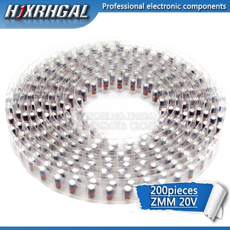 200 шт. ZMM 20 V LL34 туннельный диод с поверхностным монтажом посылка 1/2 W 0 5 w чип