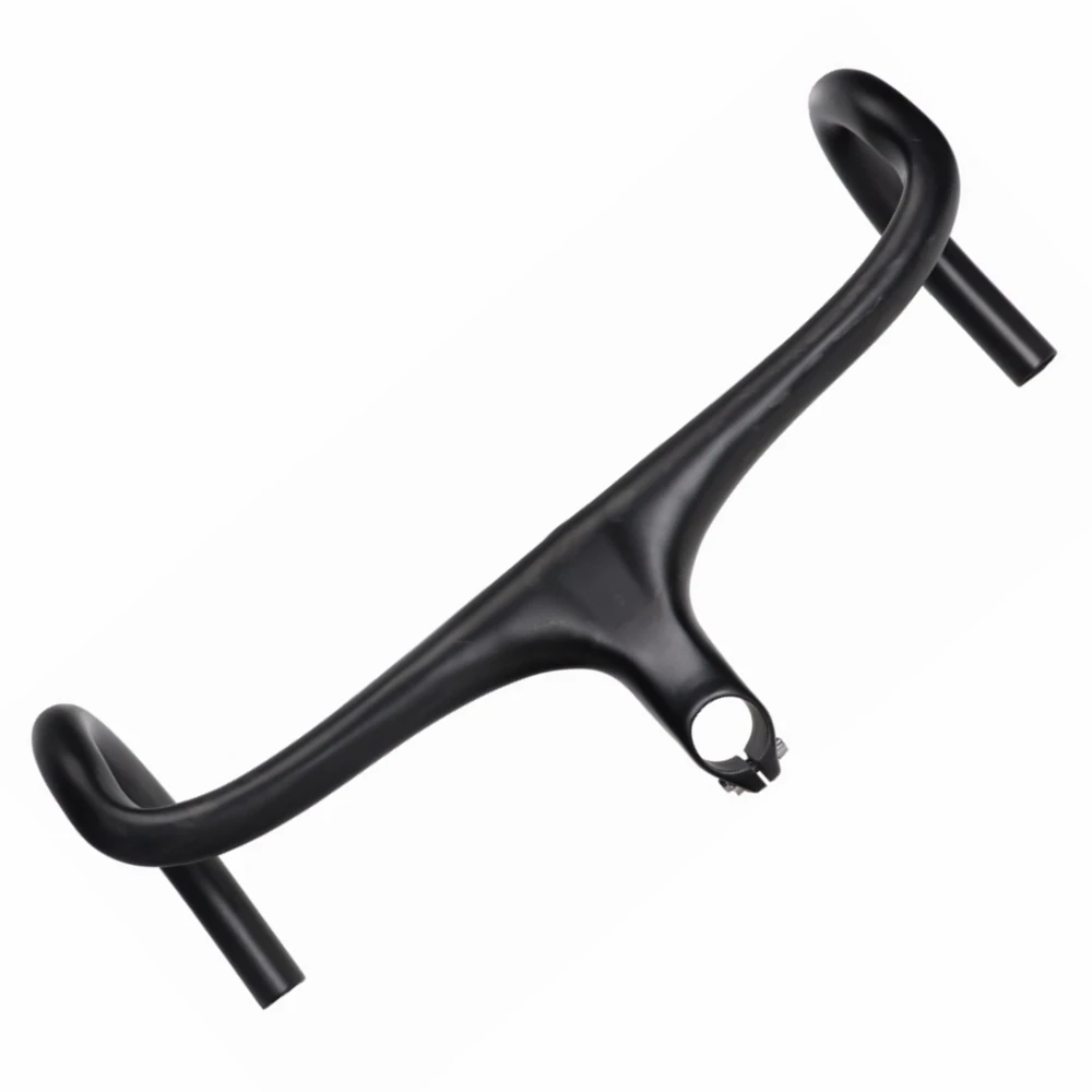 

Super Light Full UD Carbon Integrated Road Bicycle Handlebar Cycling Road Handlebar With Stem Bike Parts 275g Matte