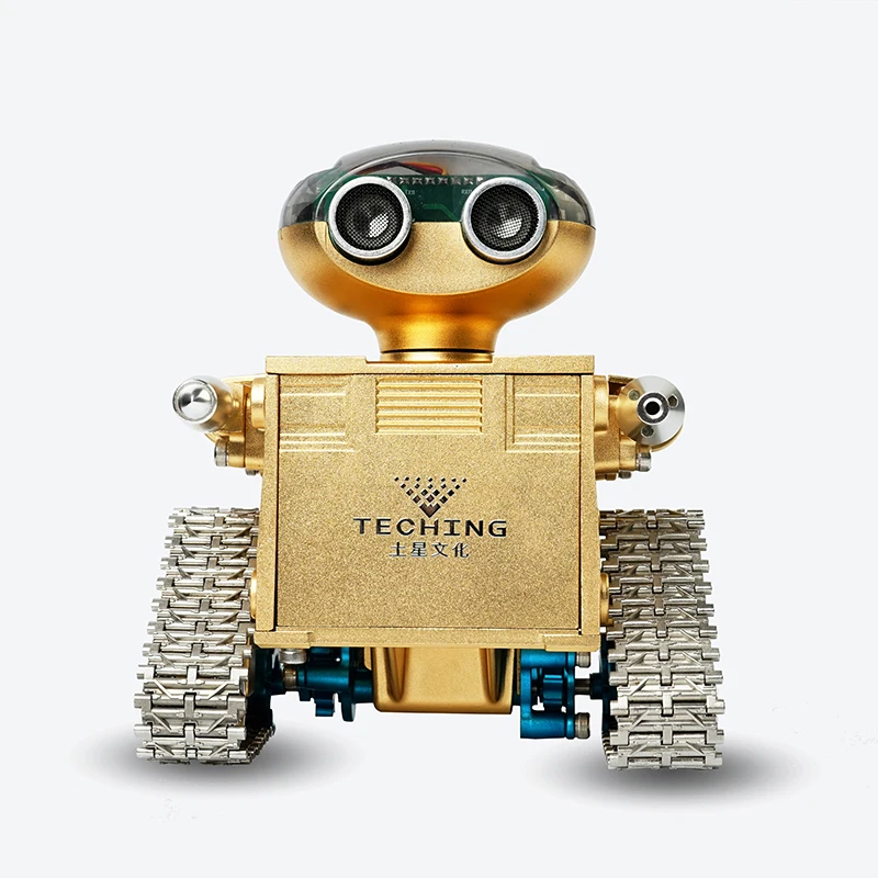 Классные! WALI робот все Металлическая Модель для сборки передвижной робот интеллектуальный контроль-DIY собранные игрушки Головоломка обучающие комплекты игрушек