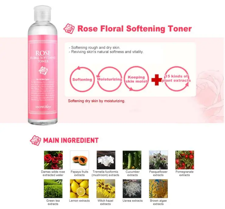 toner secret key rose