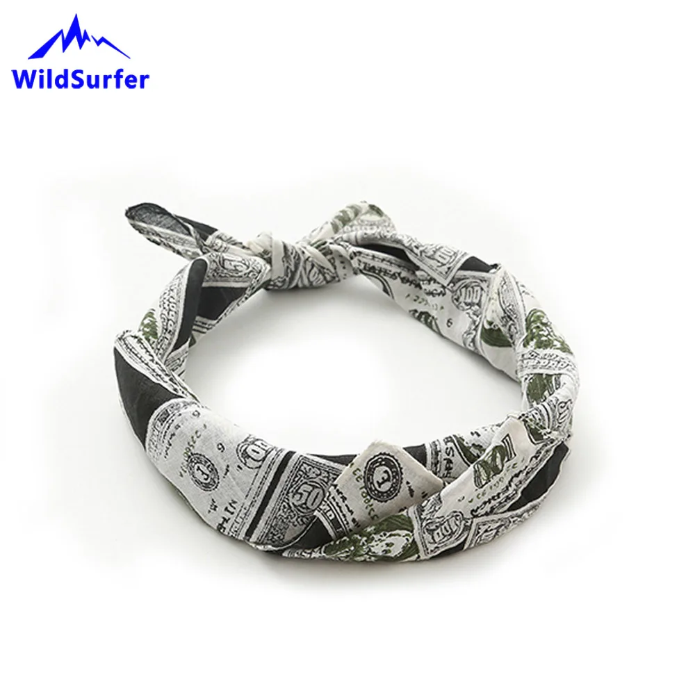 WildSurfer красивые хлопковые банданы в стиле хип хоп маска для лица шарф головной