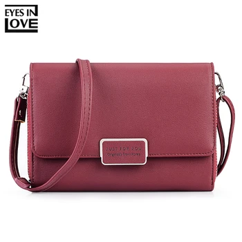 

EYES IN LOVE New Style Mini Messenger Women Bag Card Holder Leather Female Small Purse Bags Casual Ladies Shoulder Bags Bolsas