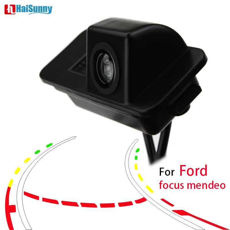 

HaiSunnny Car Parking BackUp Rear View Reverse Trajectory Tracks Camera For FORD MONDEO/FIESTA/FOCUS HATCHBACK/S-Max/KUGA