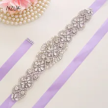 Стразы свадебные пояс из серебряных алмазов, с украшением в виде кристаллов свадебные пояса для Свадебные украшения свадебное платье