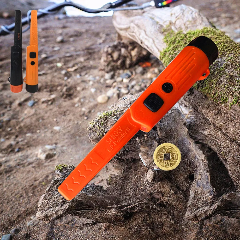 

Shrxy Metal Detector Pointer Pro Pinpointing GP-pointerII Waterproof Static Three ModesHand Held Metal Detector with Bracelet