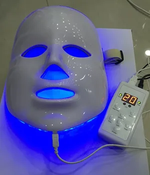 

7 colors photon PDT led skin care facial mask blue green red light therapy beauty devices with wholesale price beauty accessory