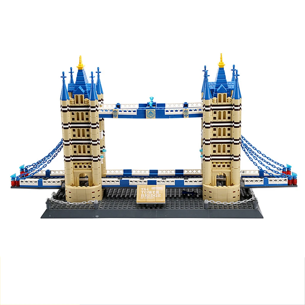 

Set of 1033pcs London Tower Bridge Building Blocks Kits Intelligence Puzzle Game Kid Educational Toy