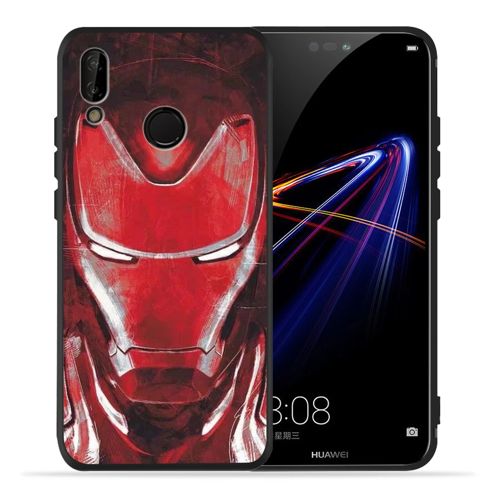 Чехол для huawei P20 Lite P30 Pro P10 Lite P8Lite P9Lite чудо-яд Дэдпул Человек-паук Мягкий чехол для huawei P Smart - Цвет: 17