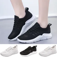 Женская Досуг Воздухопроницаемая сетчатая уличная фитнес бег спортивные кроссовки обувь