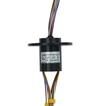 

18 Ways Capsule Slip Ring Beautiful Shape Compact Structure Smooth Running Transmit Multi-Circuits Signal For Robotics
