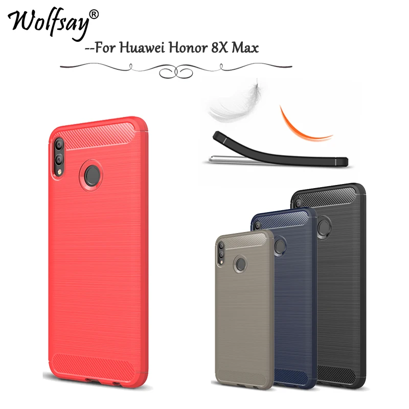 

Case Huawei Honor 8X Max Cover Shockproof Armor Rubber Phone Case Huawei Honor 8X Max Silicone Cover Huawei Honor 8X Max Shell