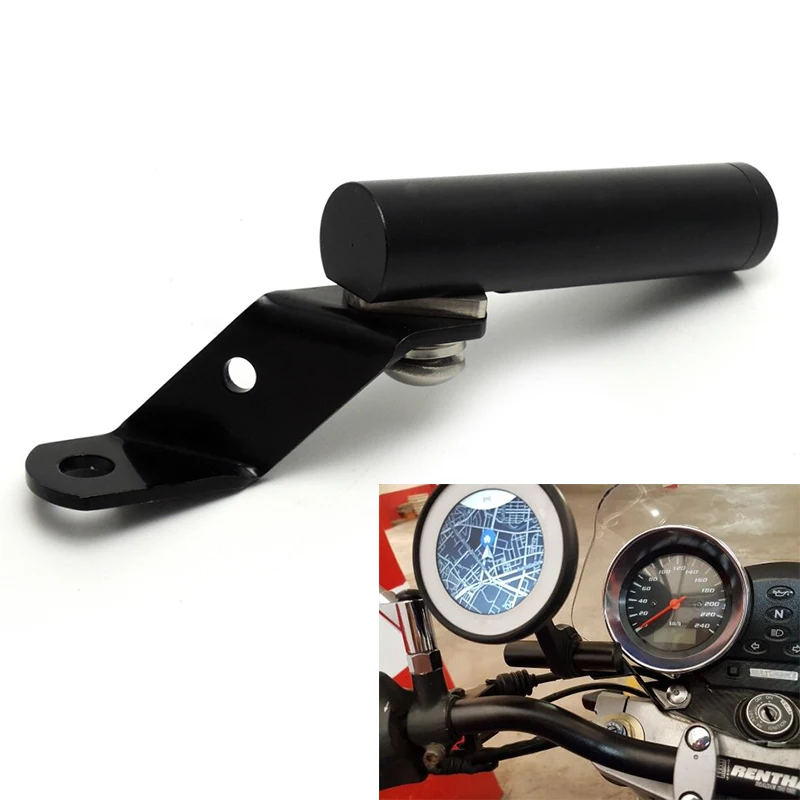 7/8"22mm Handle Clamp Bar 8mm Hole Mirror Holder Mounting