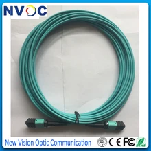 12 ядер, 9 м, OM4 MPO гнездовой к MPO гнездовой волоконно-оптический патч-корд, 40 г, 50/125, B Тип, 3,0 мм Мини LSZH круглый магистральный кабель, стандартная потеря