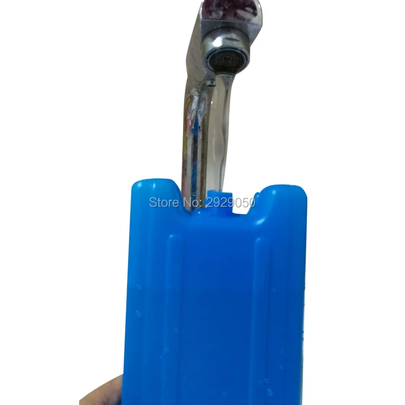 HDPE наполненный льдом контейнер плоского типа ледяной ящик для ланча и сумки-холодильники большой емкости 400 мл Абсорбирующая полимерная смола коробка