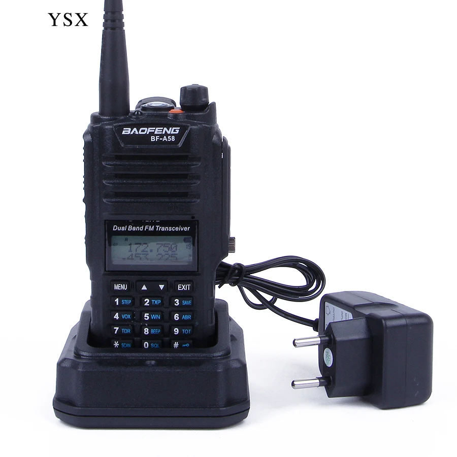 Original BaoFeng BF-A58 Waterproof Anti-dust Dual Band Portable Walkie-talkie 5W 128CH Hf Transceiver for Truckers | Мобильные