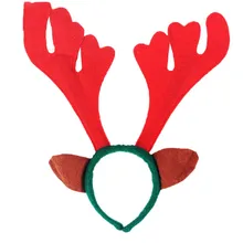 Christmas antlers head hoop headdress Head hoop Women Girls enfeites de natal adornos navidad craft supplies hanging ornaments