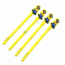 5 шт./партия,, силиконовый красивый цельнокроеный дракон, маленькие желтые ручки с персонажами мультфильмов