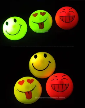 

50pcs/lot Kids Festival Party Decor Light-up Toy LED Glowing Smile Face Clown Nose Flashing Favors Halloween Christmas Supplies