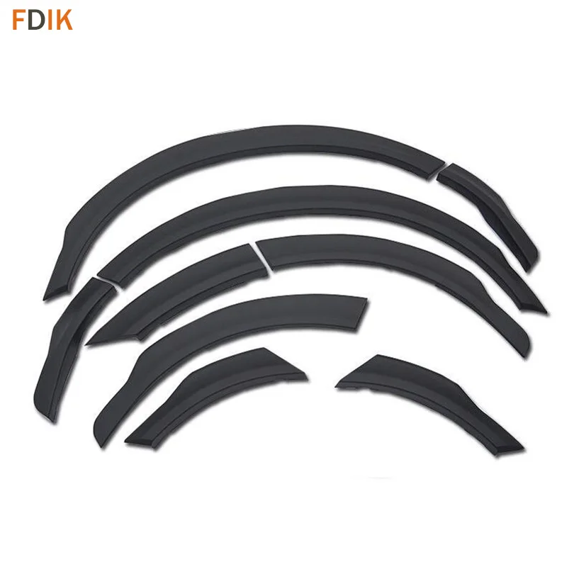

Black 10pcs Front & Rear Arch Wheel Fender Flares Protector Guards Cover For Subaru Forester 2013 2014 2015 2016 2017