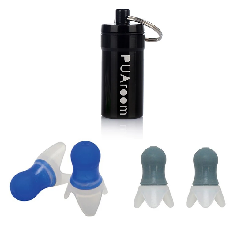 2 пары силиконовые беруши для снижения давления PUAroom|flight earplugs|ear plugs noisehearing protection |