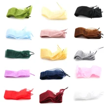 1 пара, женские шнурки, спортивные туфли, кружева, бант, ширина 4 см, 110 см, плоская шелковая атласная лента, шнурки, модные шнурки