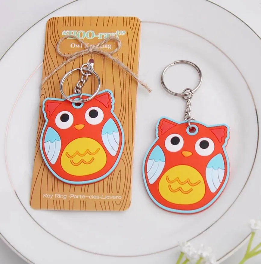 owl keychain favors