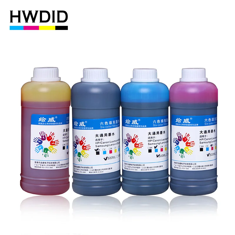 HWDID 500ml Black Universal Dye ink Refill kit for Ink cartridge CISS for HP for Canon for Epson for Brother Inkjet Printer HWDID 500ml Black Universal Dye ink Refill kit for Ink cartridge CISS for HP for Canon for Epson for Brother Inkjet Printer