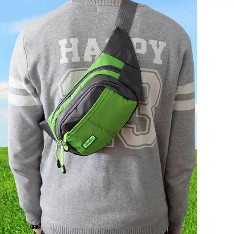 

2019 The Newest Fashion Bags Men And Women Canvas Messenger Bag Unisex Big Sport Shoulder Waist Crossbody Bag US