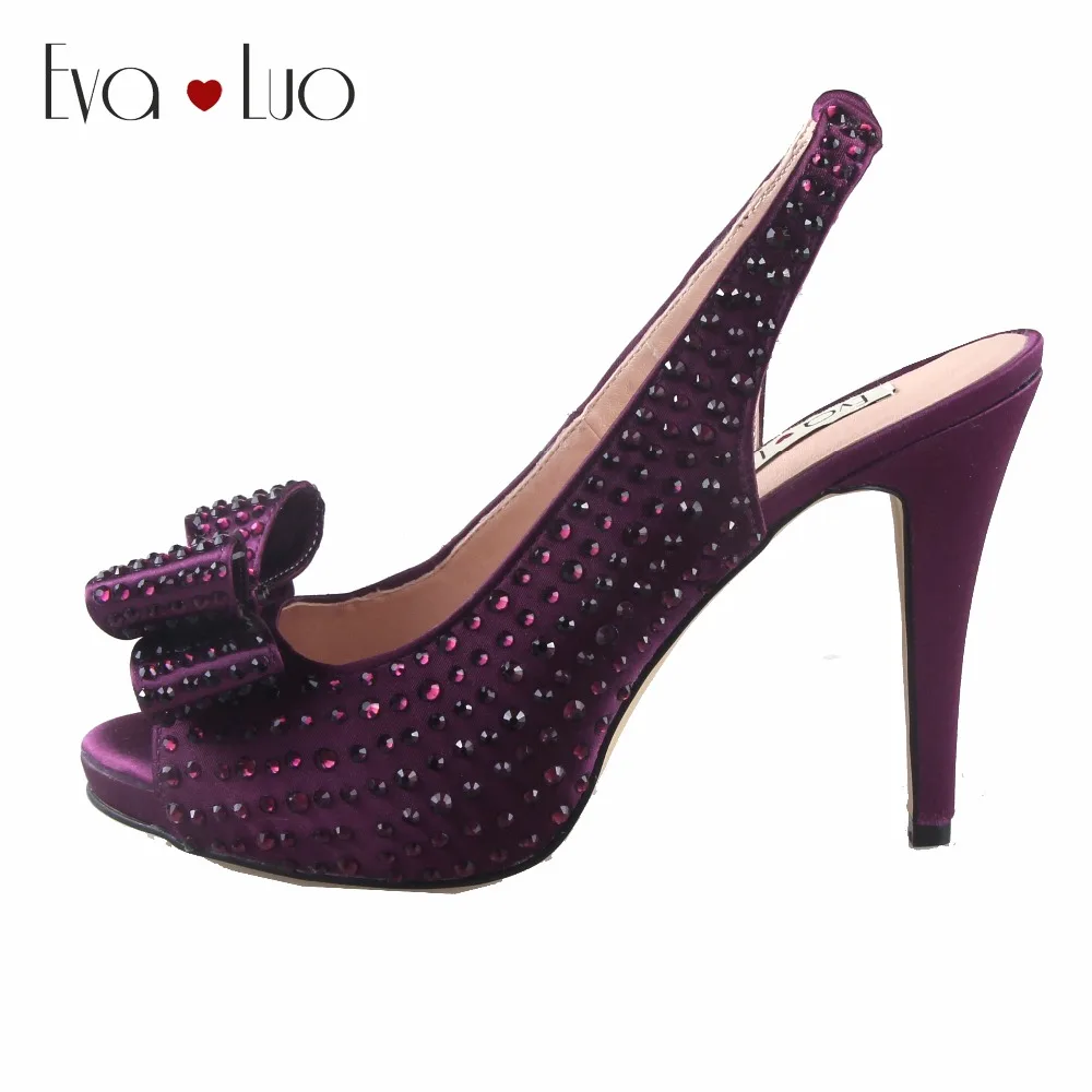 black and purple prom shoes