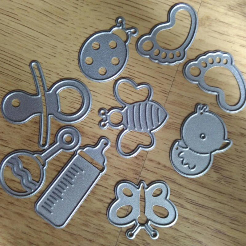

Cutting Dies Baby Scrapbooking Stencils For Card Making Papel De Parede Snijmal En Embossing Nieuw wykrojniki Scrapbooking Die