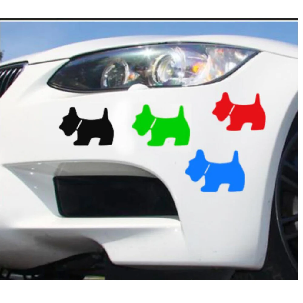 (100 pieces /lot) Wholesale Funny dog vinyl stickers decals for car