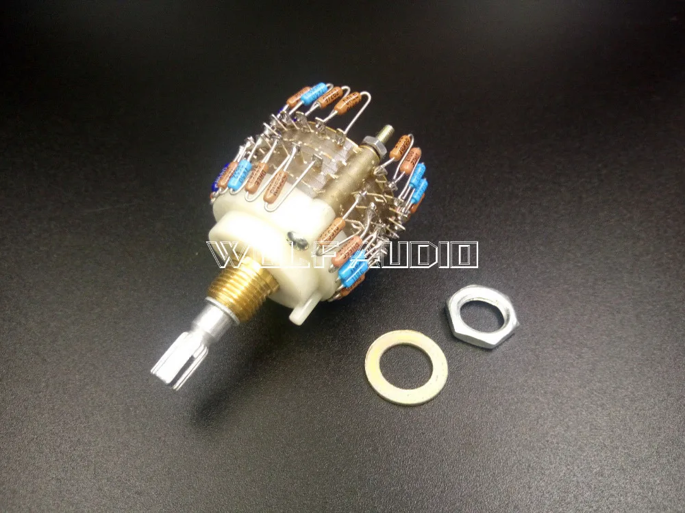 

1PCS Assembled Dale 23 Step Attenuator 2-Chl Volume potentiometer 100k