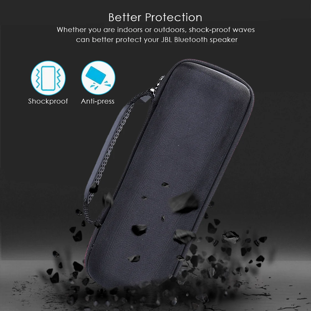Жесткие дорожные Чехлы для переноски колонки чехол сумка JBL Flip 3 Flip4 Flip5