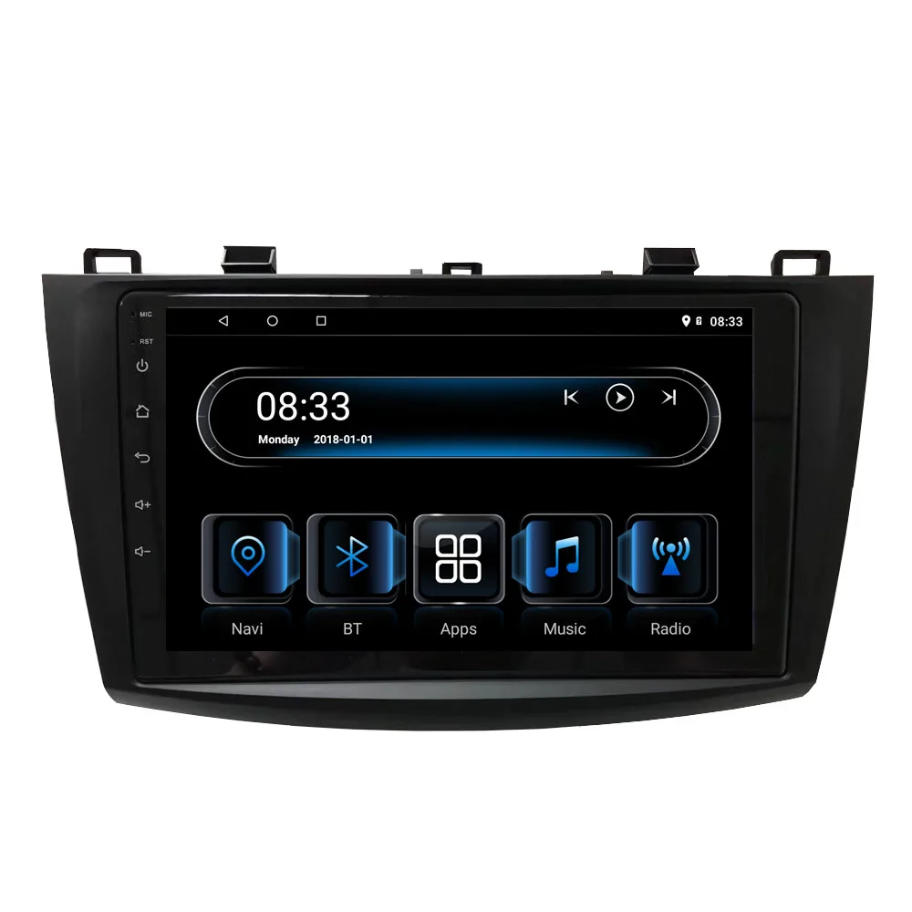 Clearance YMODVHT 9inch IPS+2.5D Screes 4G+32GB Android 8.1 Car DVD Radio for Mazda 3 2010 2011 2012 2013 GPS Navigation 12